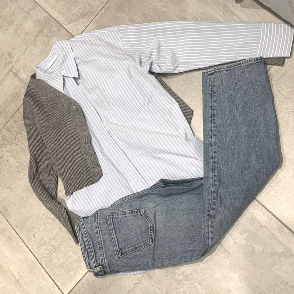Three pieces in an autumnal outfit